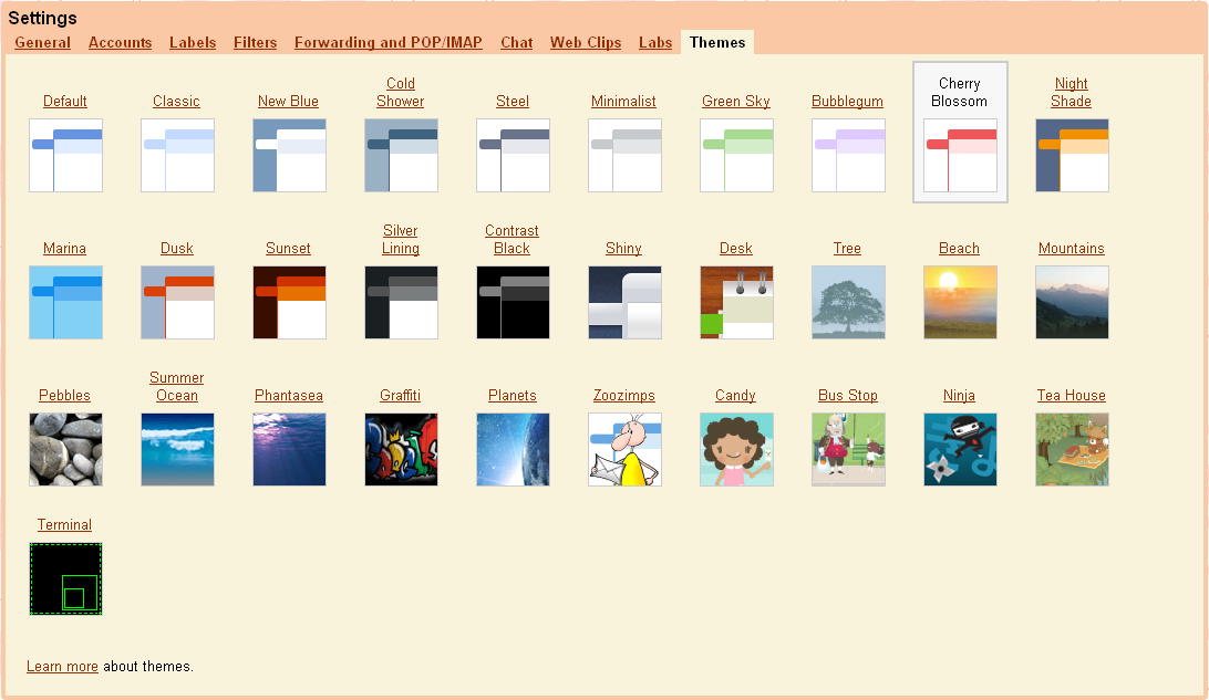 gmail themes download free. theme for gmail background