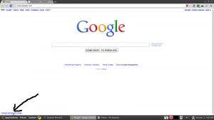 Google Background changing link
