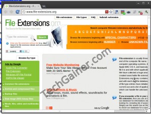 file-extensions.org Screenshot
