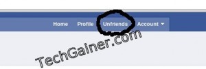 Click on "Unfriends" to access all unfriend finder features