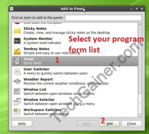 Select your desired program and add it.