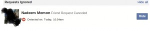 This a brother who cancelled my friend request. I don't know why.
