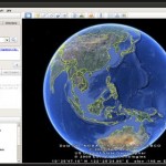 Google earth is running on Ubuntu Linux 10.04