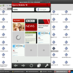 Opera Mobile Just executed on mu linux system