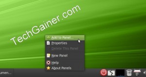 Click on "Add to panel"