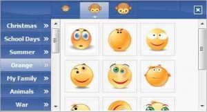facebook chat smiley list