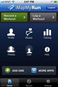 iMapMyRun iphone