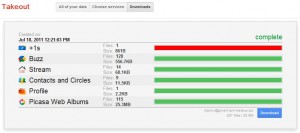 download google data using google takeout