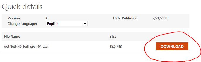 .net framework full standalone offline installer
