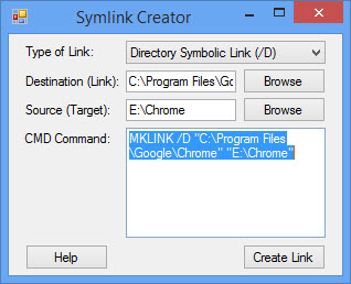 Programfiles location linker