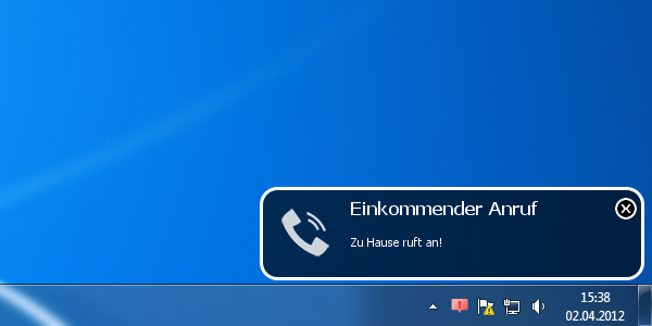 DeskNotifier Call Notification