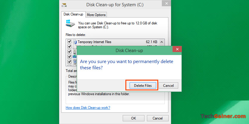 Choose Delete Files