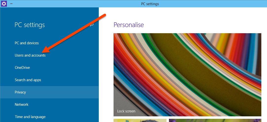 Windows 8 Users and Accounts