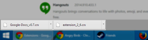 Directly download Chrome extension CRX FIles