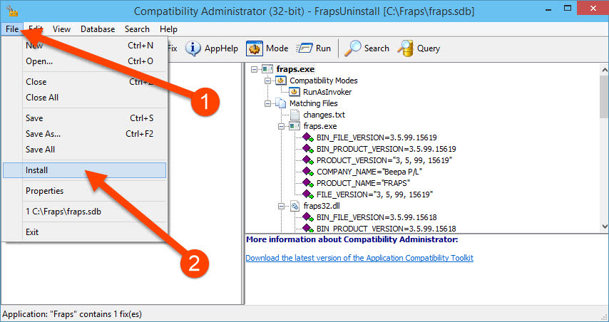 Install the Database