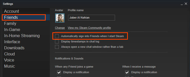 Steam auto starts online Windows