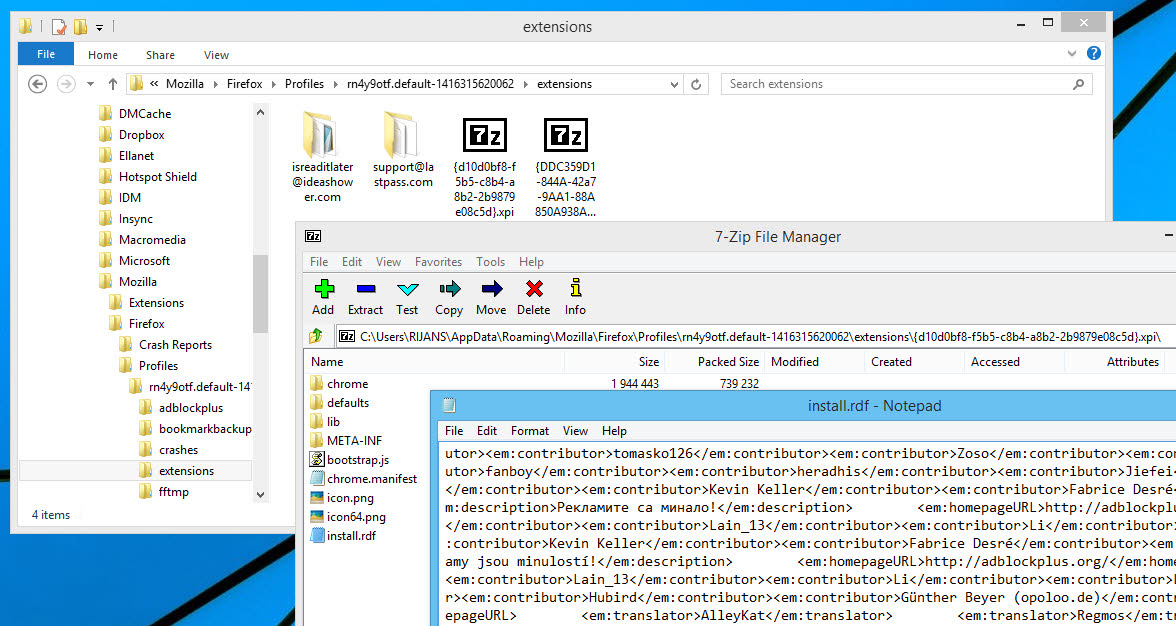 How to View the Source Code of a Firefox Addon