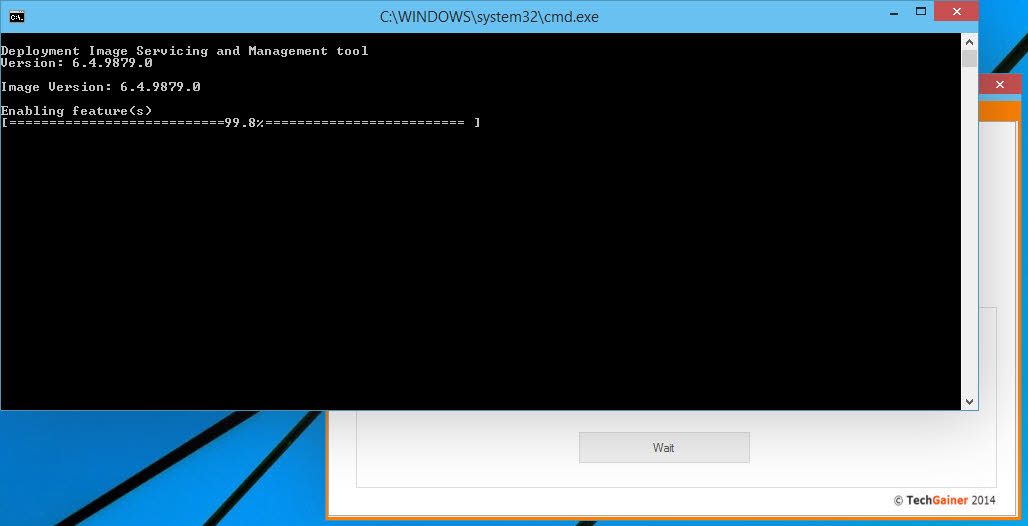 .NET installer CMD console