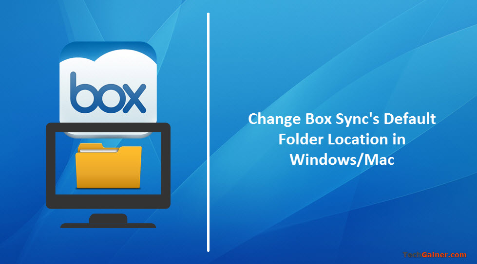Change Box default sync folder