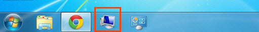 Computer pinned to Windows taskbar