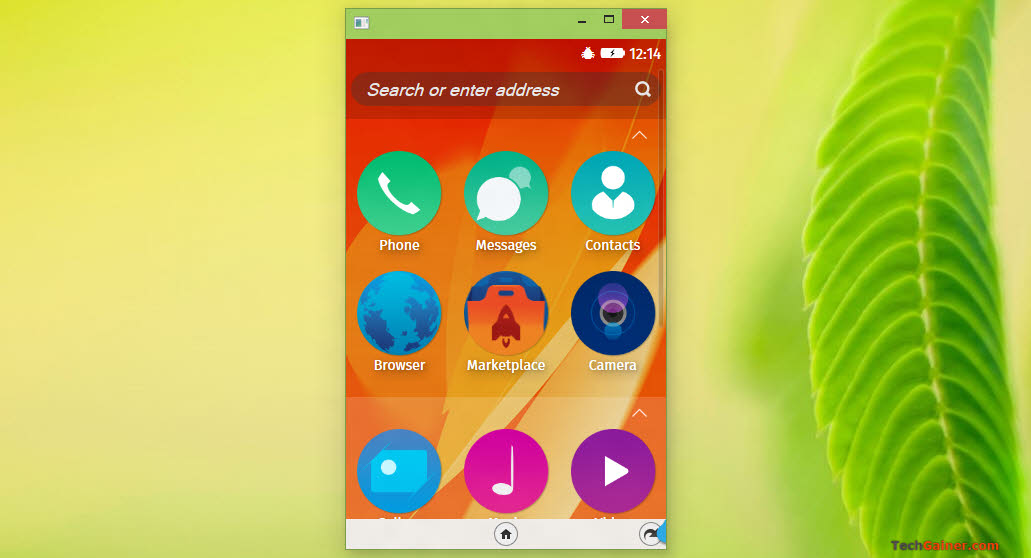 Firefox OS Home