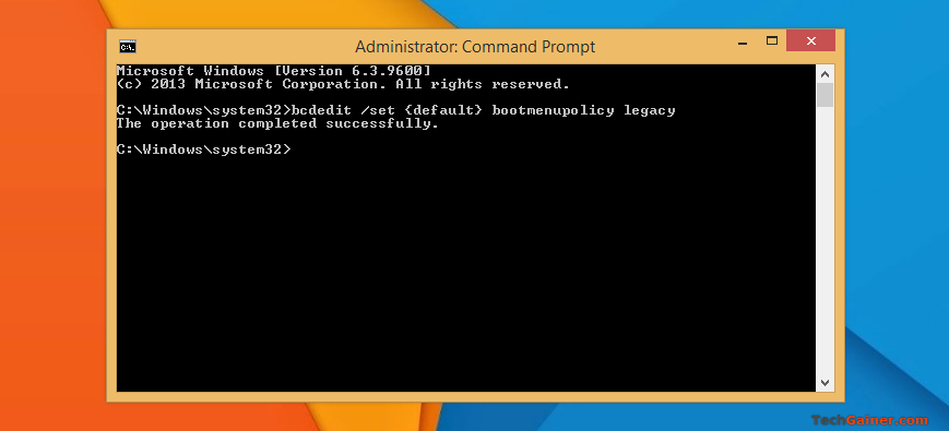 Set old classic list based boot menu