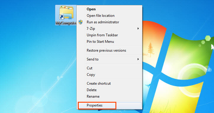 Access shortcut properties