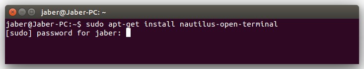 Install Nautilus Open in Terminal