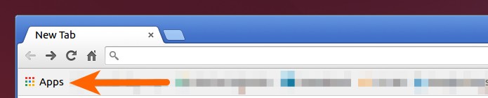 Chrome Apps button