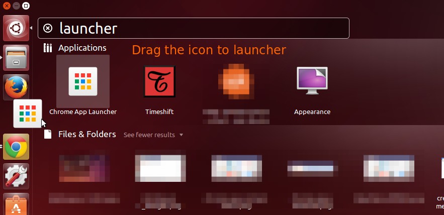 Add Chrome App Launcher to Ubuntu Linux Launcher