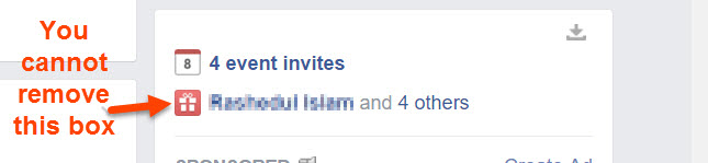 Facebook birthday box