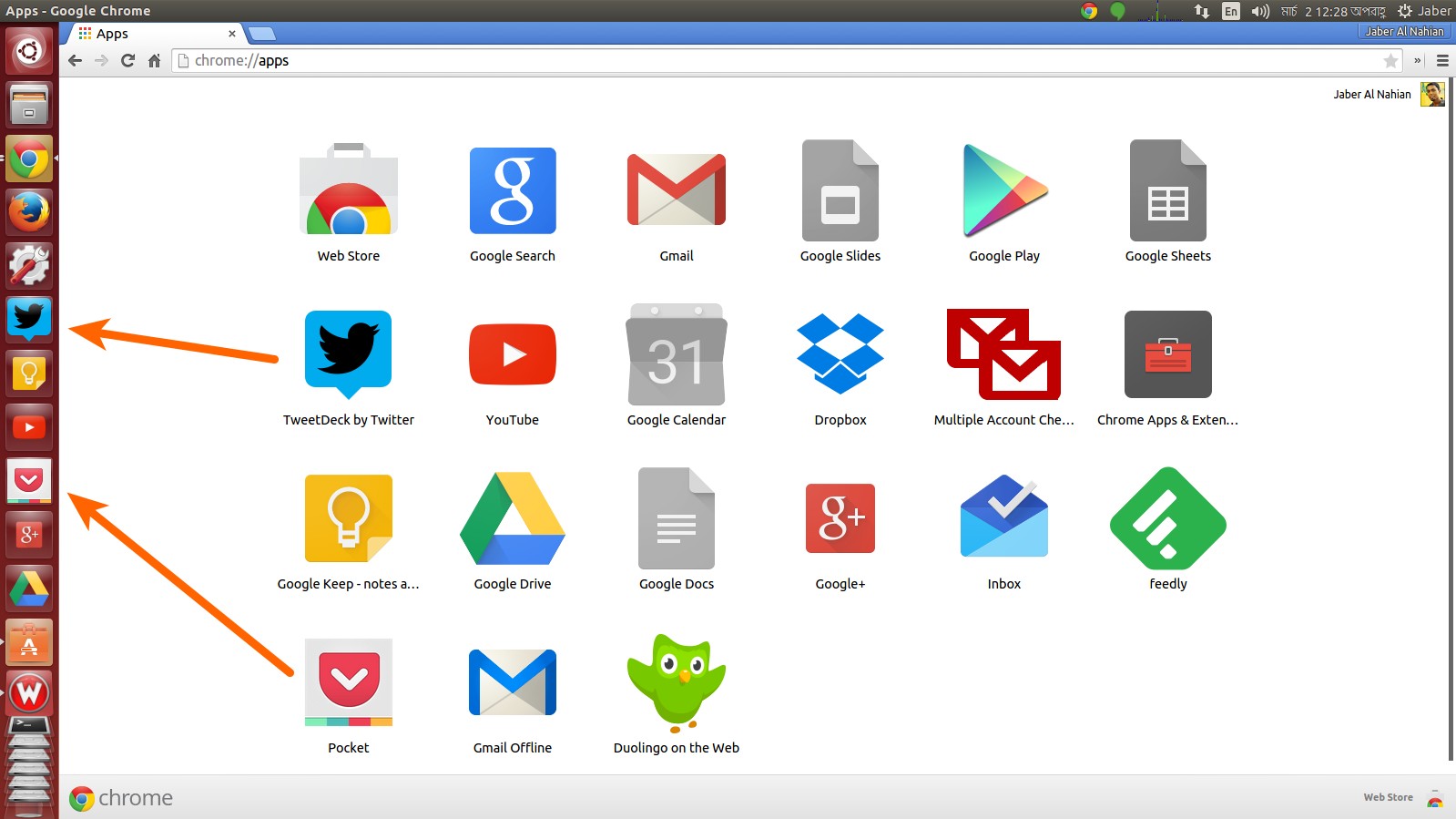 How to Pin Any Chrome App to Ubuntu Unity Application Launcher