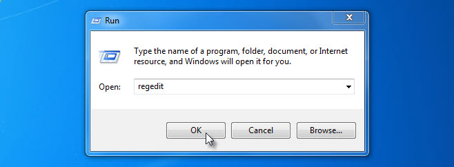 Open Registry Editor
