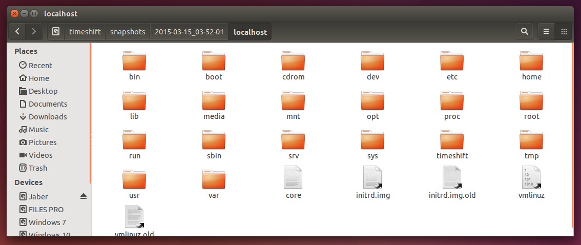 system directory backup