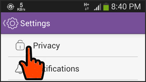 Viber privacy
